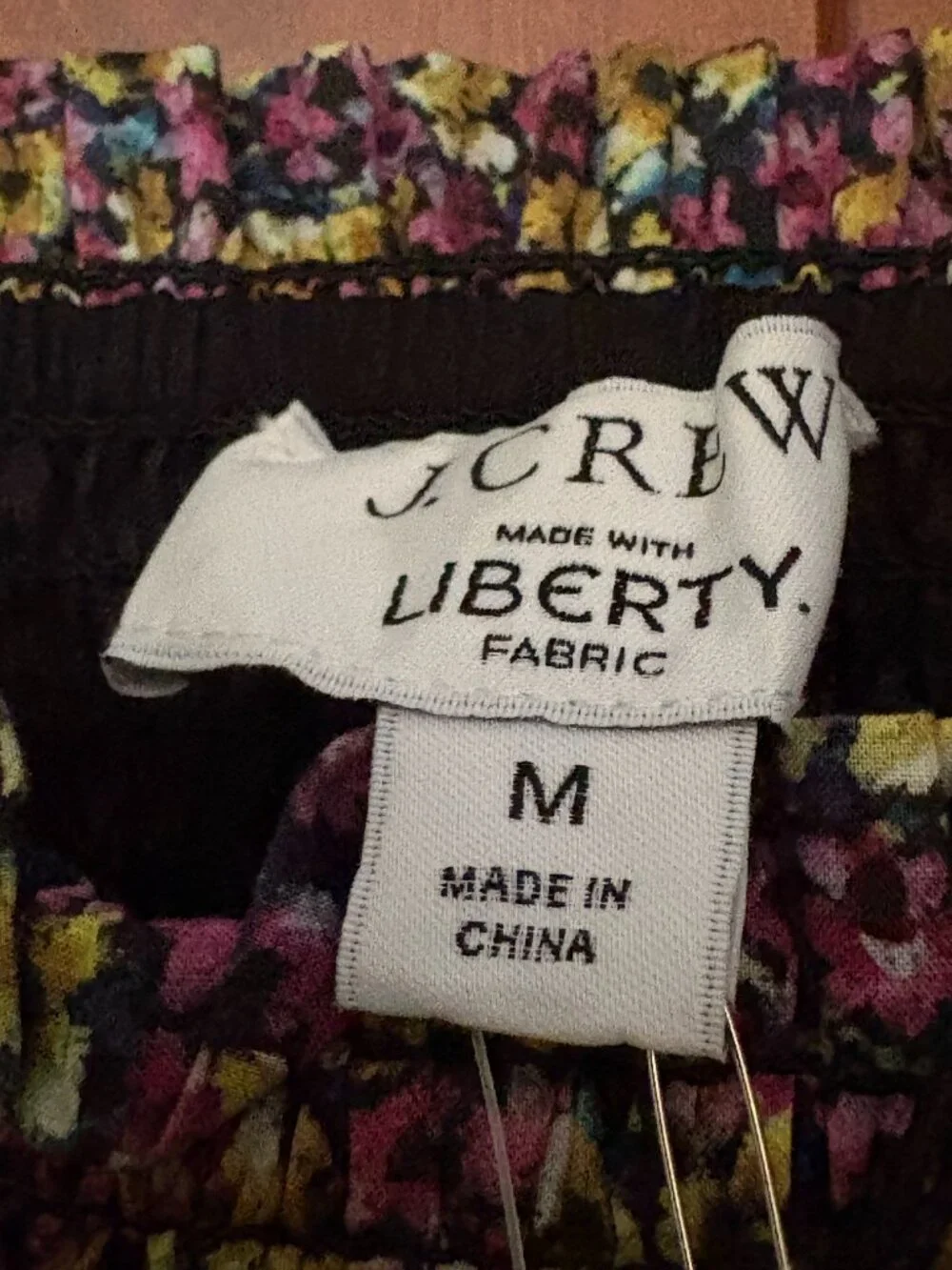 J.Crew Organic Cotton Daydream Midi Dress in Liberty® Busy Izzy Fabric Sz M